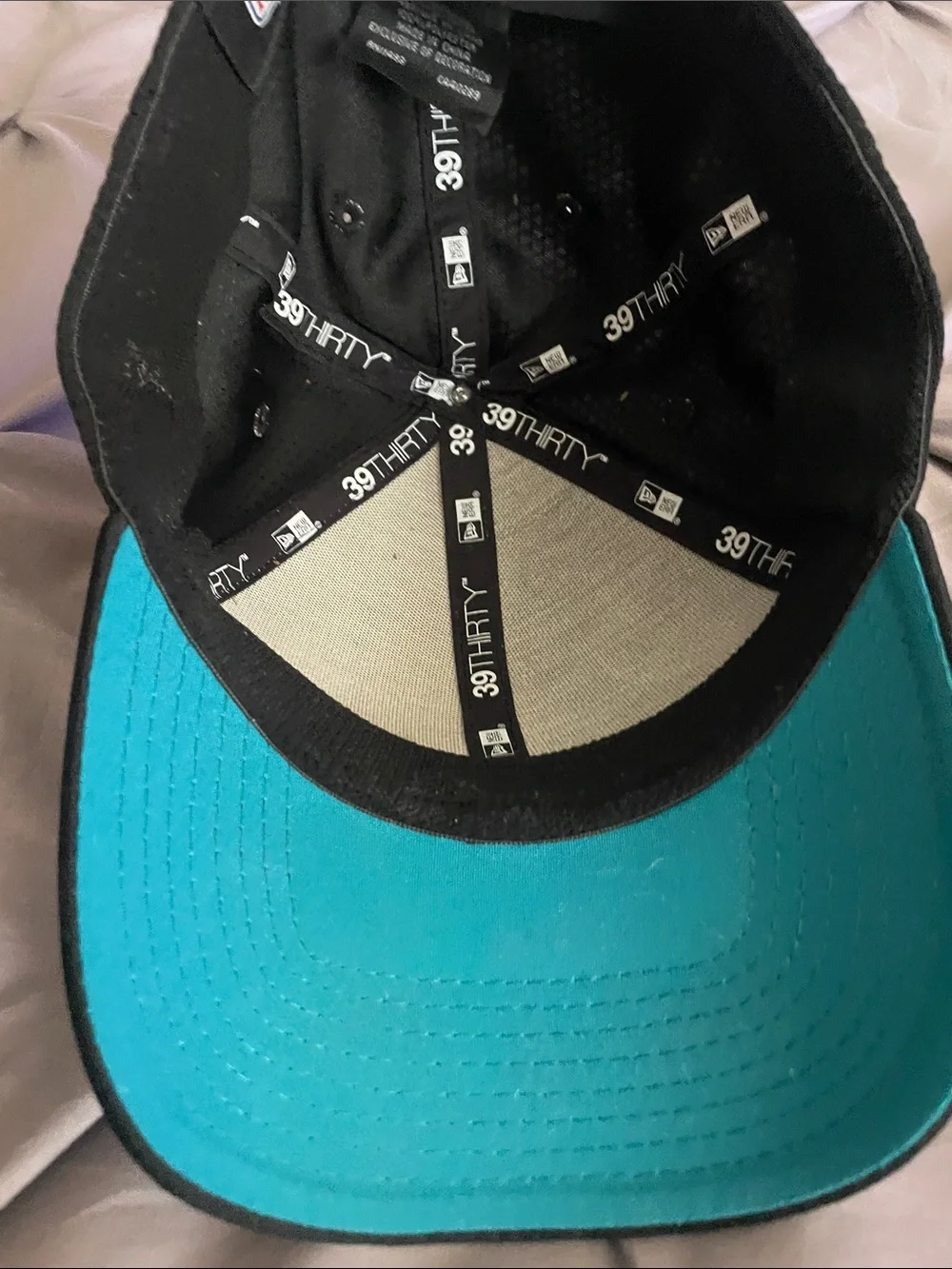 Black & Teal Team Cap